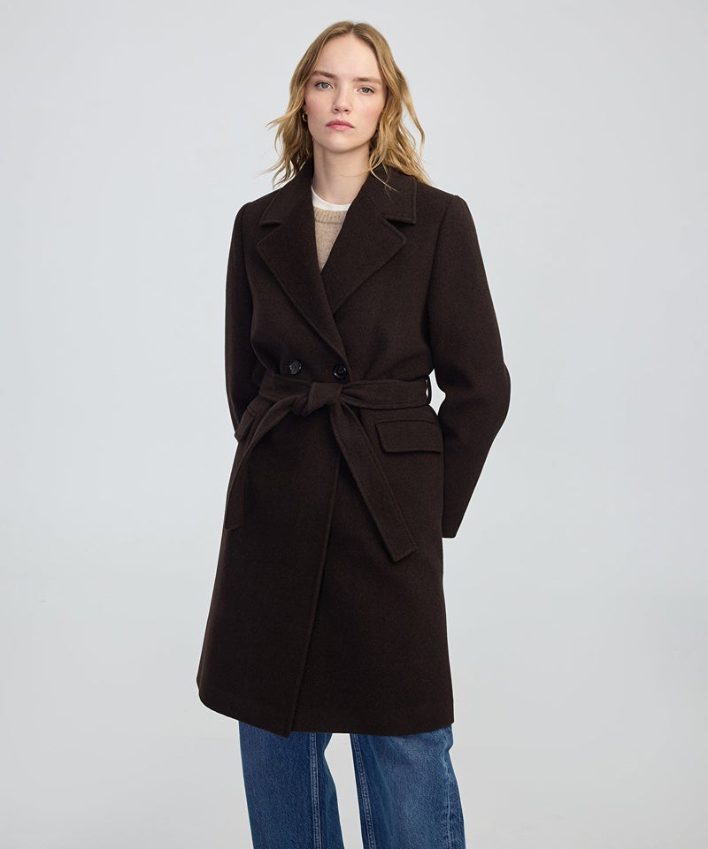 Ipekyol Double-Breasted Coat with Belt - Image 2